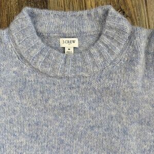 J.Crew Alpaca-Blend Crewneck Sweater – Heather Blue – Size M (NWT)